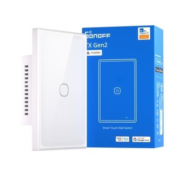 SONOFF TX Ultimate T6-1C-US Matter Smart Wall Switch (1-Gang)