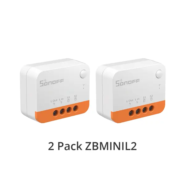 SONOFF ZBMINI-L2 Zigbee Smart Switch (No Neutral) Bundle 2 Pack