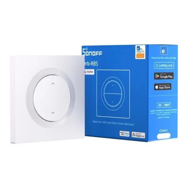 SONOFF Fusion Series Orb RBS Matter Over WiFi Smart Roller Shutter Wall Switch MINI-RBS-E