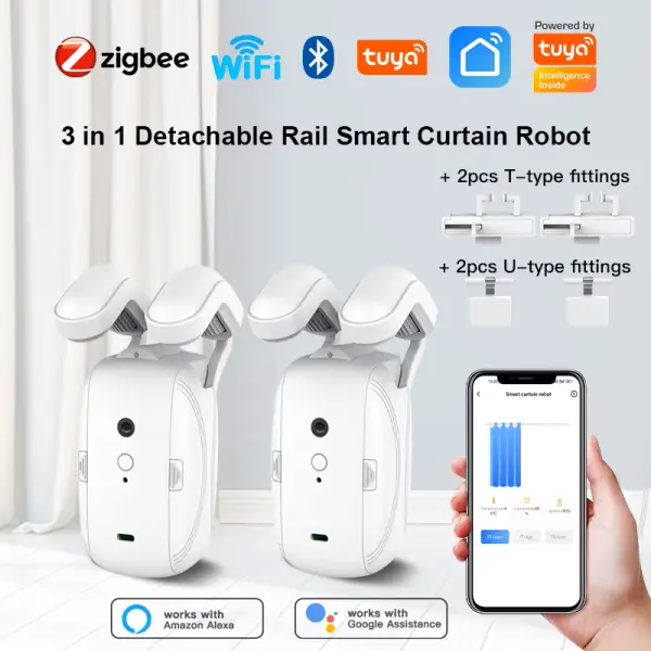Tuya Smart Curtain Robot Motor (WHLY1668-2) - Zigbee