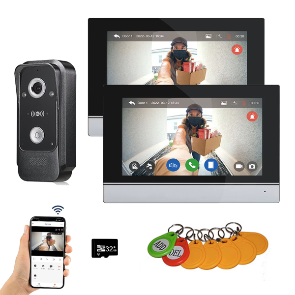 Tuya Wi-Fi Video Intercom System with 10-inch Screen